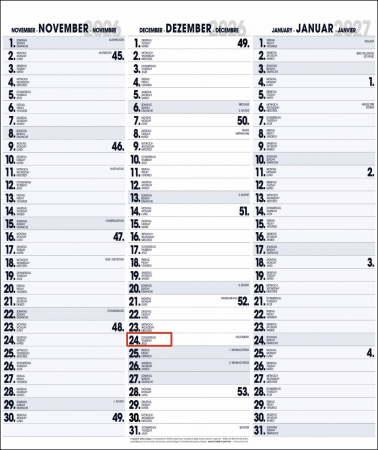 3-MONATSPLANER - BÜROPLANER - OFFICE PLANER